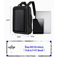 Load image into Gallery viewer, Bopai 751-006551 Large Capacity Business Casual Breathable Laptop Backpack with External USB Interface, Size: 30 x 12 x 44cm, 751-006551