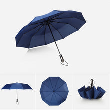 Load image into Gallery viewer, Automatic Lightweight Portable Three Folding Waterproof Anti-UV Umbrella