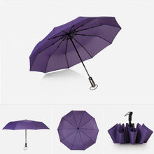 Load image into Gallery viewer, Automatic Lightweight Portable Three Folding Waterproof Anti-UV Umbrella
