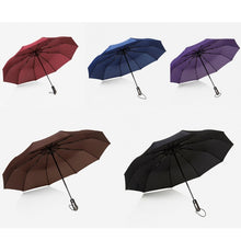 Load image into Gallery viewer, Automatic Lightweight Portable Three Folding Waterproof Anti-UV Umbrella