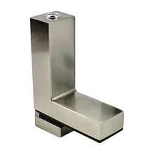 Load image into Gallery viewer, 3-24mm F Type Brushed Zinc Alloy Fixed Clip Glass Wood Layer Board Bracket, 3-24mm Brushed
