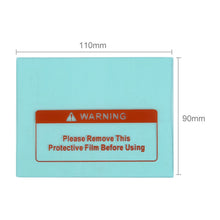 Load image into Gallery viewer, 5 PCS Solar Automatic Dimming Welding Helmet Mask Cover PC Protector, Size : 110 x 90mm Right Angle, Size : 110 x 90mm