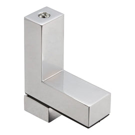 3-24mm F Type Glossy Polished  Zinc Alloy Fixed Clip Glass Wood Layer Board Bracket, 3-24mm Glossy
