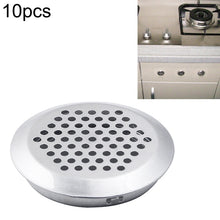 Load image into Gallery viewer, 10pcs Bevel Surface 29mm Cabinet Round Air Vent Stainless Steel Louvered Grille Cover Vents with Little Holes, 29mm Bevel