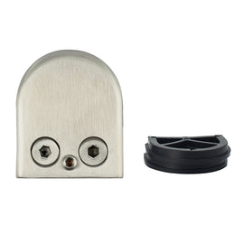 8-12mm Concave Curved Bottom Matte Polished 304 Stainless Steel Fixed Clip Railing Glass Wood Layer Board Clamp Bracket, 8-12mm, Curved Bottom, 304 Stainless Steel