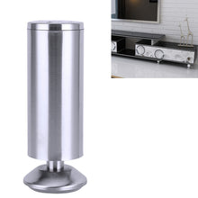 Load image into Gallery viewer, Stainless Steel Wire Drawing Thickened Column Sofa Furniture Cabinet Foot, Height: 150mm, 150mm