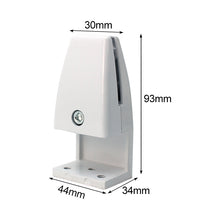 Load image into Gallery viewer, L Shape Aluminum Alloy Office Desktop Screen Fixing Clip Partition Clip (White), L Shape (White)