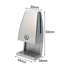 Load image into Gallery viewer, L Shape Aluminum Alloy Office Desktop Screen Fixing Clip Partition Clip (Silver), L Shape (Silver)