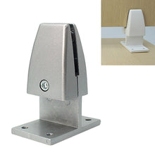 Load image into Gallery viewer, T Shape Aluminum Alloy Office Desktop Screen Fixing Clip Partition Clip (Silver), T Shape (Silver)