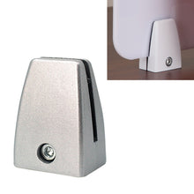 Load image into Gallery viewer, Flat Shape Aluminum Alloy Office Desktop Screen Fixing Clip Partition Clip (Silver), Flat Shape (Silver)