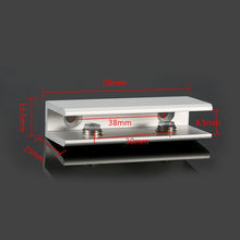 Load image into Gallery viewer, 10 PCS Double Hole Aluminum Alloy Glass Fixing Clip, L, 8mm, L, 8mm