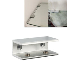 Load image into Gallery viewer, Double Hole Aluminum Alloy Glass Fixing Clip, L, 16mm, L, 16mm