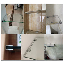 Load image into Gallery viewer, Double Hole Aluminum Alloy Glass Fixing Clip, L, 16mm, L, 16mm
