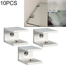 Load image into Gallery viewer, 10 PCS Single Hole Aluminum Alloy Glass Fixing Clip, S, 18mm, S, 18mm