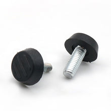 Load image into Gallery viewer, 100 PCS Adjustable Foot Pad Furniture Screw Support Stub, M6x18 (Black), M6x18 (Black)