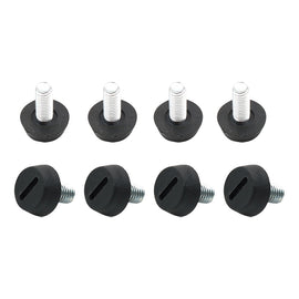 100 PCS Adjustable Foot Pad Furniture Screw Support Stub, M8x15, M8x15