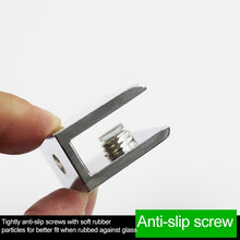Load image into Gallery viewer, 15 PCS Zinc Alloy Bright Fixed Bracket Connection 12mm Cylindrical Glass Fixing Clamp, 12mm Cylindrical