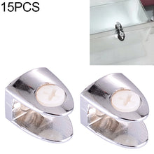 Load image into Gallery viewer, 15 PCS Zinc Alloy Bright Fixed Bracket Connection Nail Glass Fixing Clamp, Nail