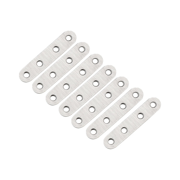 40 PCS Stainless Steel Connection Code Straight Connecting Piece, Number: 4, 4