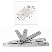 Load image into Gallery viewer, 10 PCS Stainless Steel Connection Code Straight Connecting Piece, Number: 13, 13