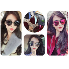 Load image into Gallery viewer, Unisex Fashion Color Film UV400 Reflective Sunglasses