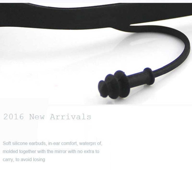 Electroplating Anti-fog Silicone Swimming Goggles with One-piece Ear Plugs for Adults