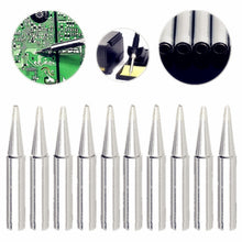 Load image into Gallery viewer, 10 PCS 900M-T-B Pointed End Lead-free Electric Welding Soldering Iron Tips, For 900M-T-B
