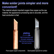 Load image into Gallery viewer, 10 PCS 900M-T-K Tool Bit Lead-free Electric Welding Soldering Iron Tips, For 900M-T-K