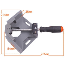 Load image into Gallery viewer, Aluminum Single Handle 90 Degree Right Angle Clamp Angle Clamp Woodworking Frame Clip Right Angle Folder Tool, Single Handle