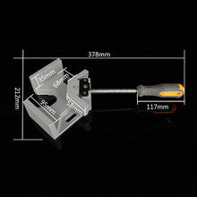 Load image into Gallery viewer, Aluminum Single Handle 90 Degree Right Angle Clamp Angle Clamp Woodworking Frame Clip Right Angle Folder Tool, Single Handle