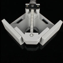 Load image into Gallery viewer, Aluminum Single Handle 90 Degree Right Angle Clamp Angle Clamp Woodworking Frame Clip Right Angle Folder Tool, Single Handle