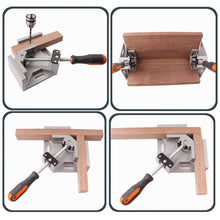 Load image into Gallery viewer, Aluminum Single Handle 90 Degree Right Angle Clamp Angle Clamp Woodworking Frame Clip Right Angle Folder Tool, Single Handle