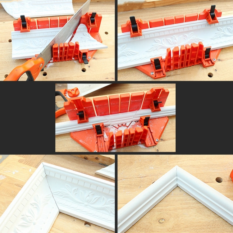 14 Inch Thicken Miter Saw Cabinets Multi-function Woodworking Hand Tools Home DIY Wood Working Hand Saws Clamped Box, 14 Inch Thicken