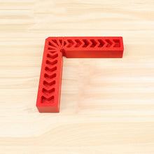 Load image into Gallery viewer, 3 Inch Plastic 90 Degree Woodworking Auxiliary Positioner Square Ruler Fixing Tool, 3 Inch