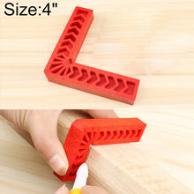 Load image into Gallery viewer, 4 Inch Plastic 90 Degree Woodworking Auxiliary Positioner Square Ruler Fixing Tool, 4 Inch