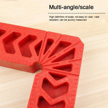 Load image into Gallery viewer, 4 Inch Plastic 90 Degree Woodworking Auxiliary Positioner Square Ruler Fixing Tool, 4 Inch