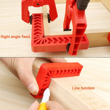 Load image into Gallery viewer, 4 Inch Plastic 90 Degree Woodworking Auxiliary Positioner Square Ruler Fixing Tool, 4 Inch