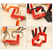 Load image into Gallery viewer, 4 Inch Plastic 90 Degree Woodworking Auxiliary Positioner Square Ruler Fixing Tool, 4 Inch