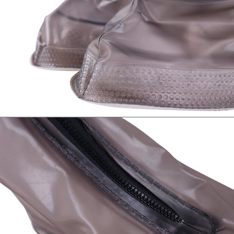 Fashion PVC Non-slip Waterproof Thick-soled Shoe Cover Size: L, Size: L
