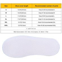Load image into Gallery viewer, Fashion PVC Non-slip Waterproof Thick-soled Shoe Cover Size: L, Size: L