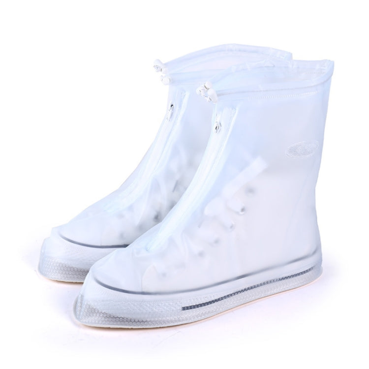 Fashion PVC Non-slip Waterproof Thick-soled Shoe Cover Size: L, Size: L