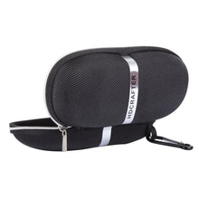 Load image into Gallery viewer, HDCRAFTER E-001 Sunglasses Zipper Style Solid Glasses Protection Case + Microfiber Cloth, Size: 16*7*4cm