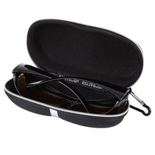 Load image into Gallery viewer, HDCRAFTER E-001 Sunglasses Zipper Style Solid Glasses Protection Case + Microfiber Cloth, Size: 16*7*4cm