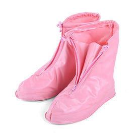 Fashion Children PVC Non-slip Waterproof Thick-soled Shoe Cover Size: XL, Size: XL
