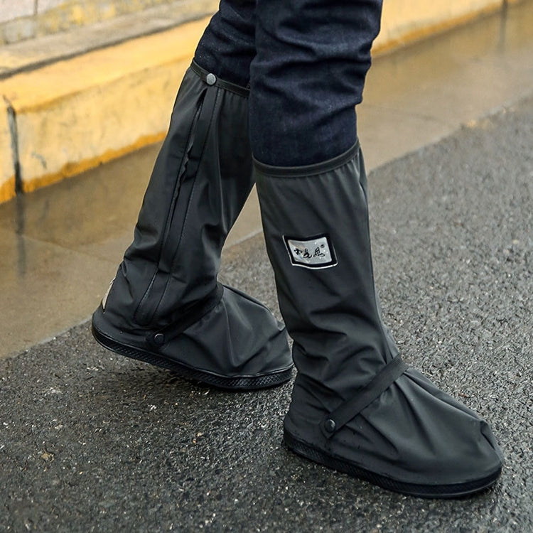 Outdoor High Tube Rainproof Snowproof Thickened Rain Shoes Size: L, Size: L