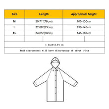 Load image into Gallery viewer, Fashion Children Lightweight EVA Transparent Frosted Raincoat Big Hat With Pocket Size: XL, Size: XL