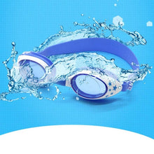 Load image into Gallery viewer, Star Pattern Anti-fog Silicone Swimming Goggles with Ear Plugs for Children