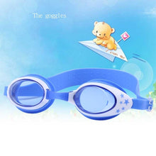 Load image into Gallery viewer, Star Pattern Anti-fog Silicone Swimming Goggles with Ear Plugs for Children