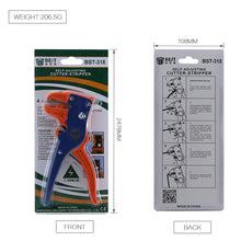 Load image into Gallery viewer, BEST-318 Cable Stripper Cutting and Crimping Pliers, BEST-318