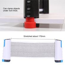 Load image into Gallery viewer, REGAIL Retractable Portable Table Tennis Net Rack